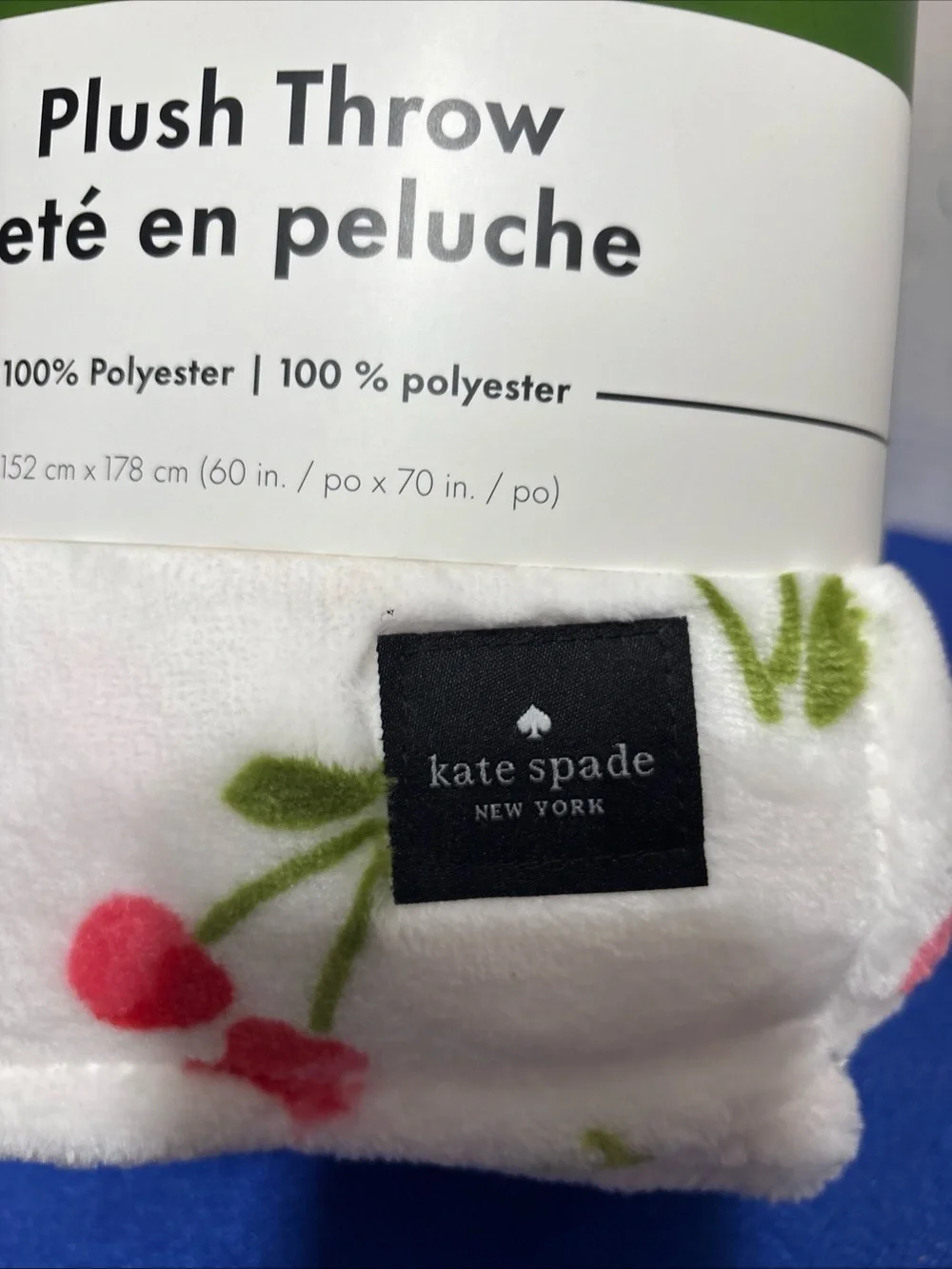 Kate Spade Plush Throw